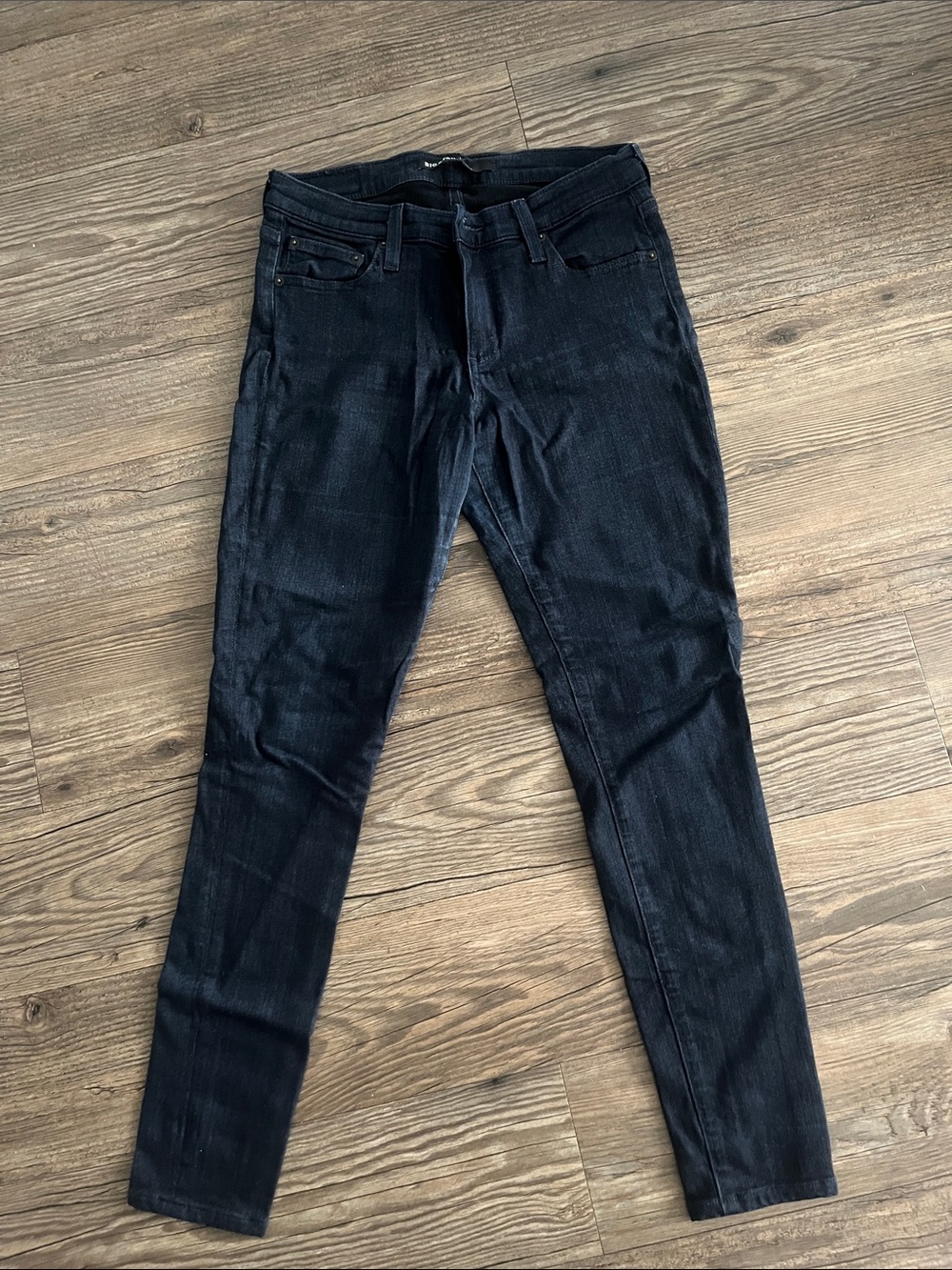 Big Star Women's Skinny Jeans in Dark Blue-Black Wash